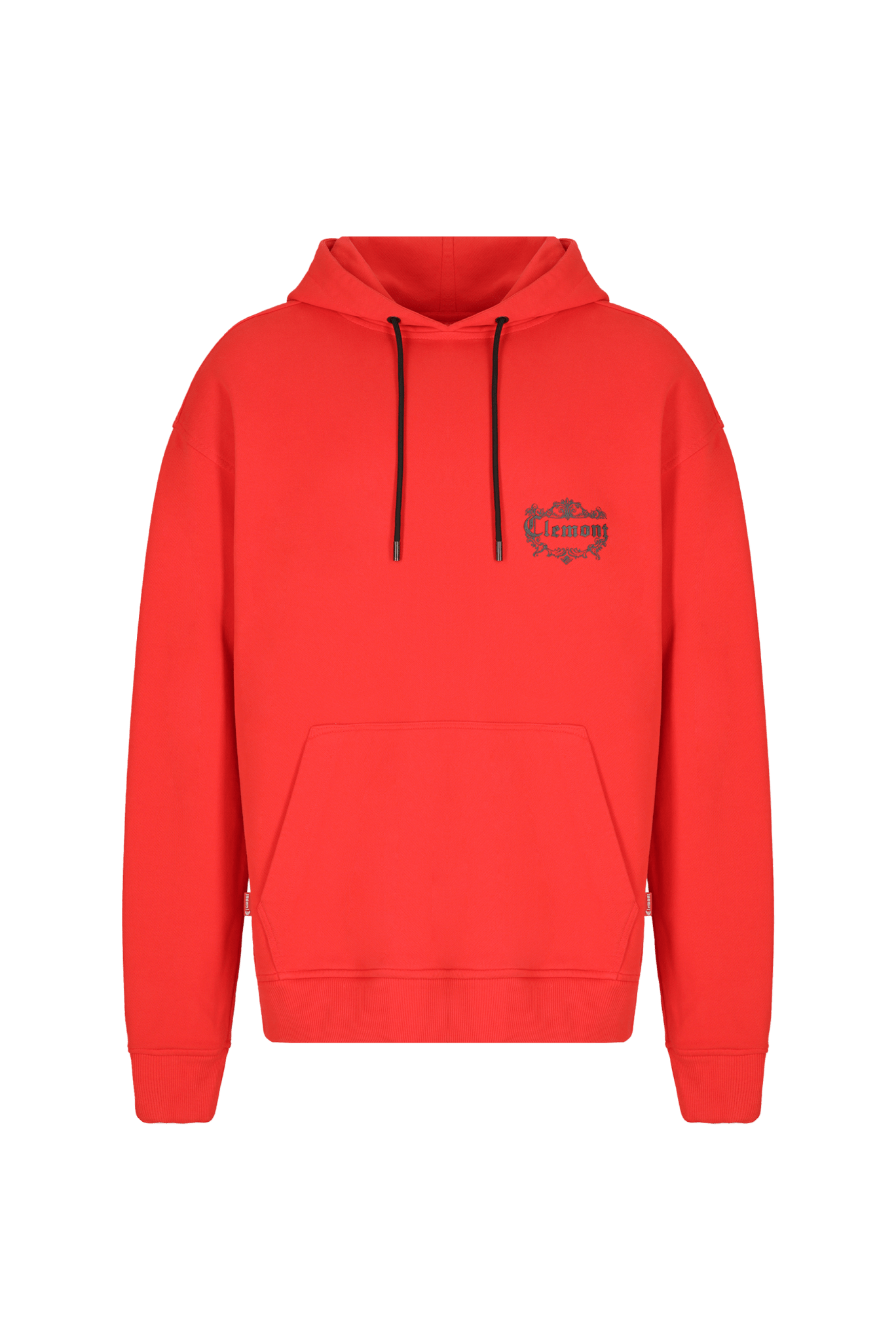 HOODIE MEN FIORITURA RED CLEMONT - CLEMONT.CO S.A.S.