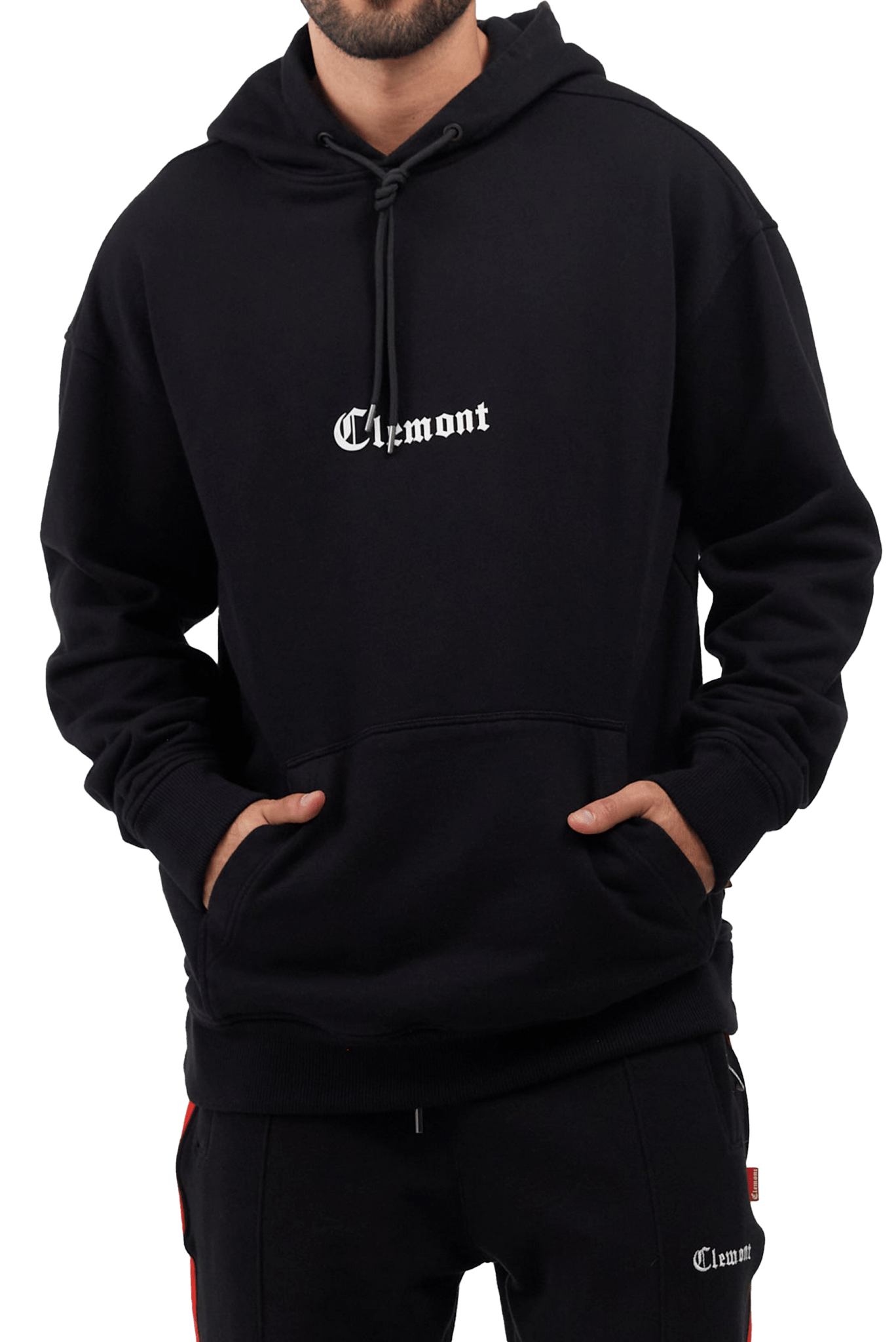 HOODIE MEN INCANTEVOLE BLACK CLEMONT - CLEMONT.CO S.A.S.