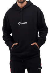 HOODIE MEN INCANTEVOLE BLACK CLEMONT - CLEMONT.CO S.A.S.