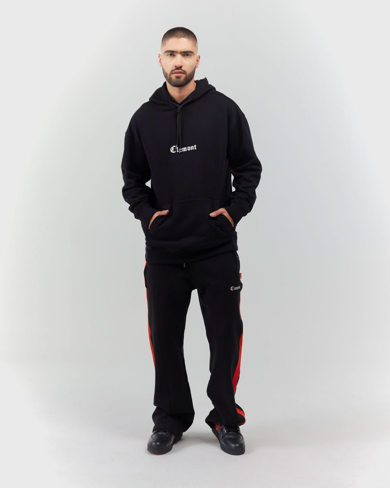 HOODIE MEN INCANTEVOLE BLACK CLEMONT - CLEMONT.CO S.A.S.