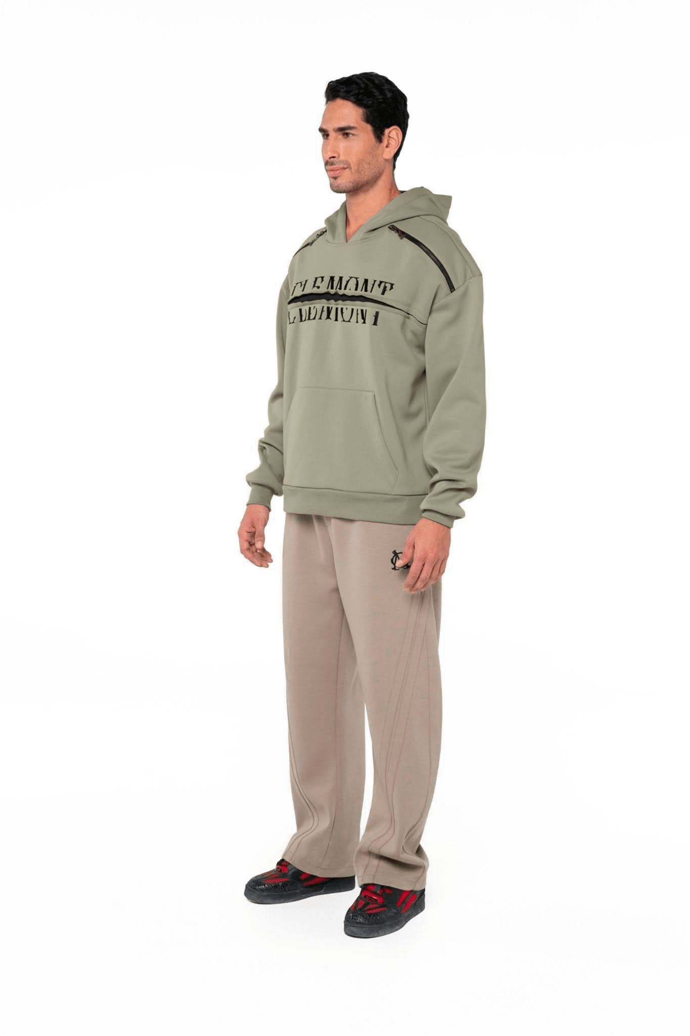 HOODIE OVERSIZED DECADUTO VERDE CLEMONT - Clemont Oficial