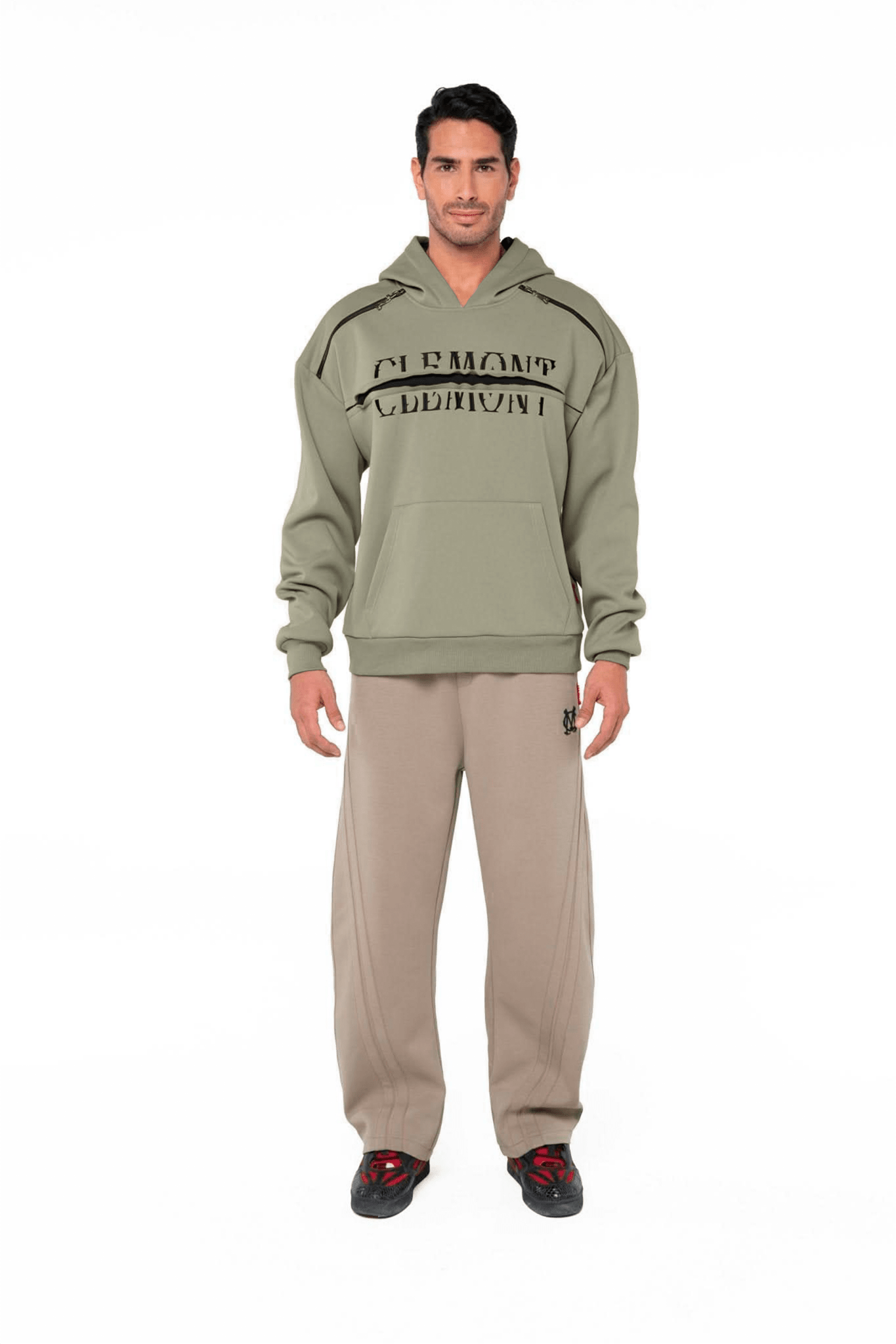 HOODIE OVERSIZED DECADUTO VERDE CLEMONT - Clemont Oficial
