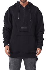 HOODIE OVERSIZED HOMBRE NERO NEGRO CLEMONT - CLEMONT.CO S.A.S.