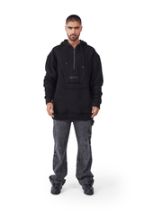 HOODIE OVERSIZED HOMBRE NERO NEGRO CLEMONT - CLEMONT.CO S.A.S.