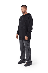 HOODIE OVERSIZED HOMBRE NERO NEGRO CLEMONT - CLEMONT.CO S.A.S.