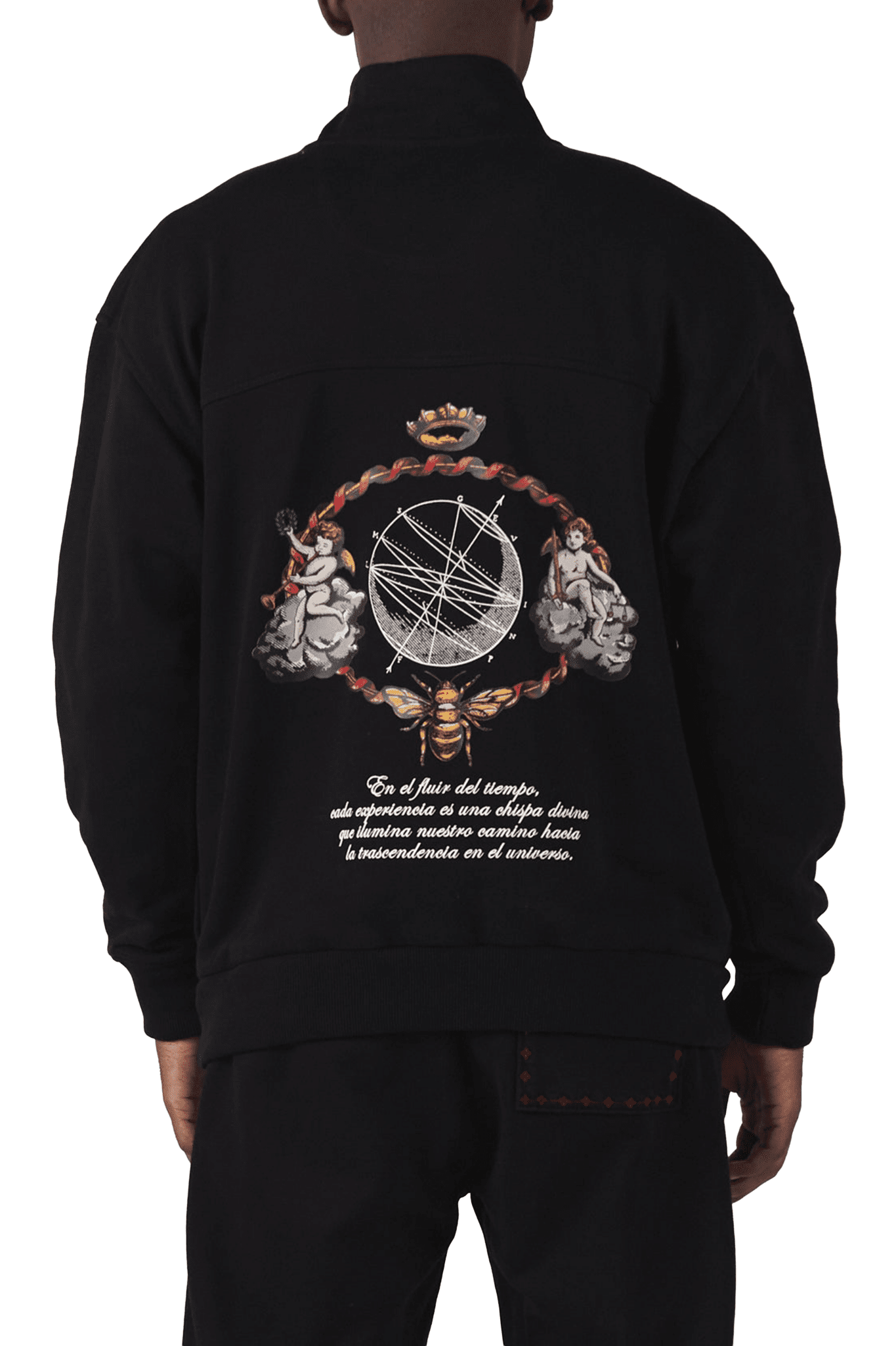 HOODIE SIMMETRIA NEGRO CLEMONT - CLEMONT.CO S.A.S.