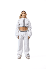 HOODIECROP MUJER SINCRONIA CREMA CLEMONT - CLEMONT.CO S.A.S.