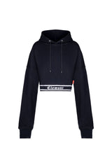 HOODIECROP MUJER SINCRONIA NEGRO CLEMONT - CLEMONT.CO S.A.S.