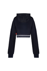 HOODIECROP MUJER SINCRONIA NEGRO CLEMONT - CLEMONT.CO S.A.S.