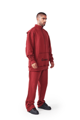 HOODIES HOMBRE DISTRUTTO BURGUNDY CLEMONT - CLEMONT.CO S.A.S.