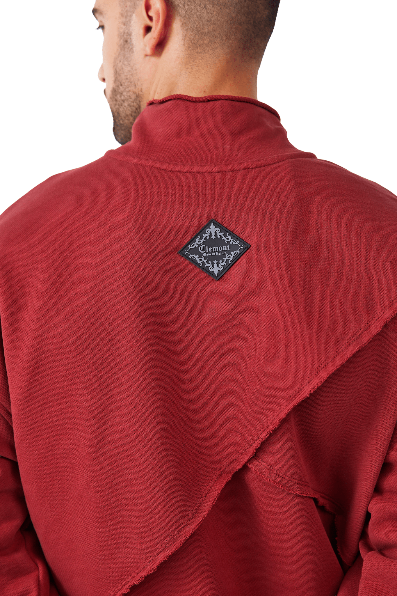 HOODIES HOMBRE DISTRUTTO BURGUNDY CLEMONT - CLEMONT.CO S.A.S.