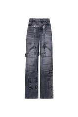 JEAN CARGO MUJER LABIRINTO NEGRO CLEMONT - CLEMONT.CO S.A.S.