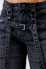 JEAN CARGO MUJER LABIRINTO NEGRO CLEMONT - CLEMONT.CO S.A.S.