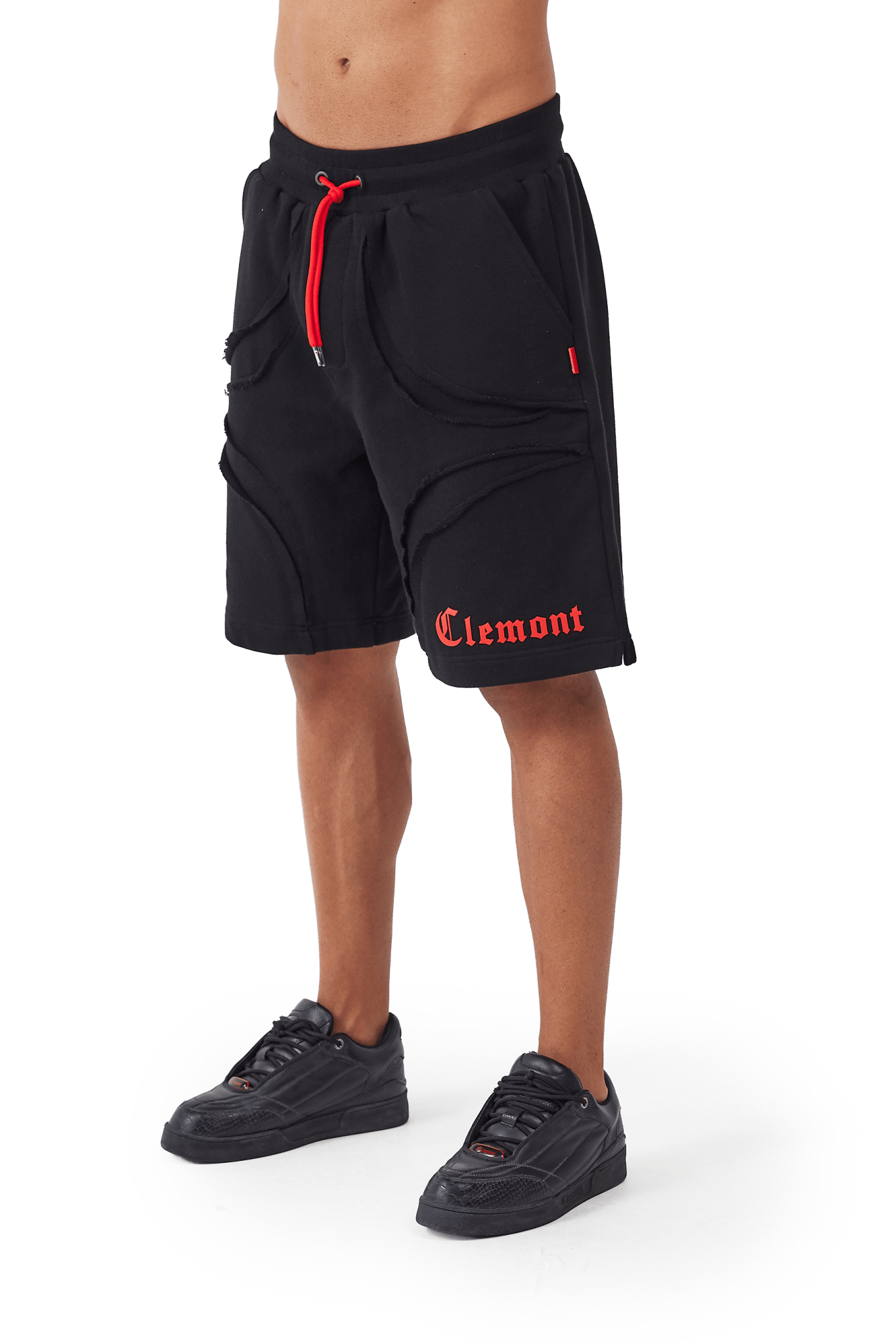 JOGGER SHORTS SCABROSO NEGRO CLEMONT - CLEMONT.CO S.A.S.
