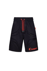 JOGGER SHORTS SCABROSO NEGRO CLEMONT - CLEMONT.CO S.A.S.