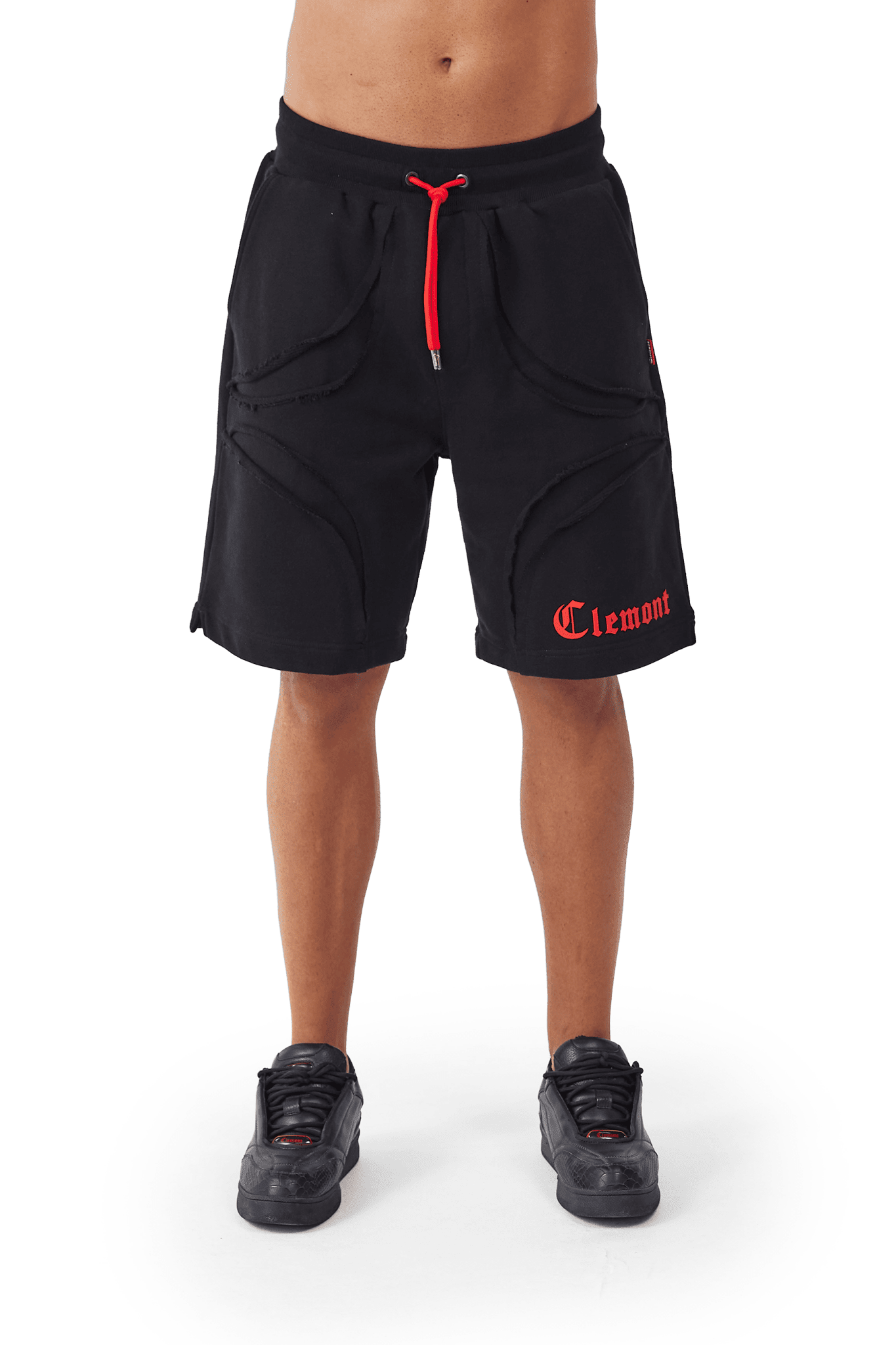 JOGGER SHORTS SCABROSO NEGRO CLEMONT - CLEMONT.CO S.A.S.