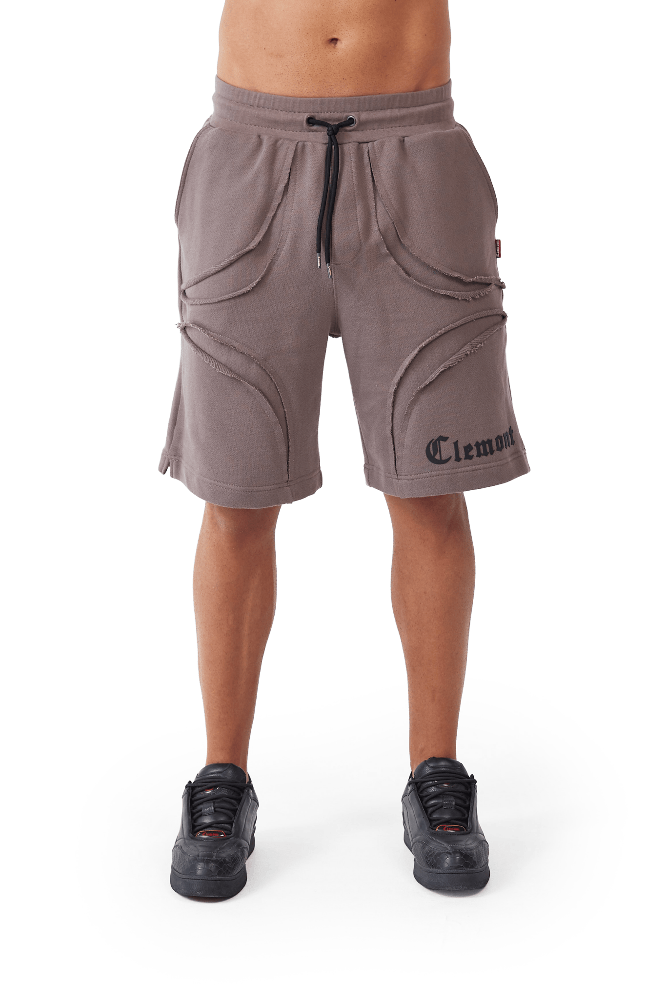 JOGGER SHORTS SCABROSO TAUPE CLEMONT - CLEMONT.CO S.A.S.