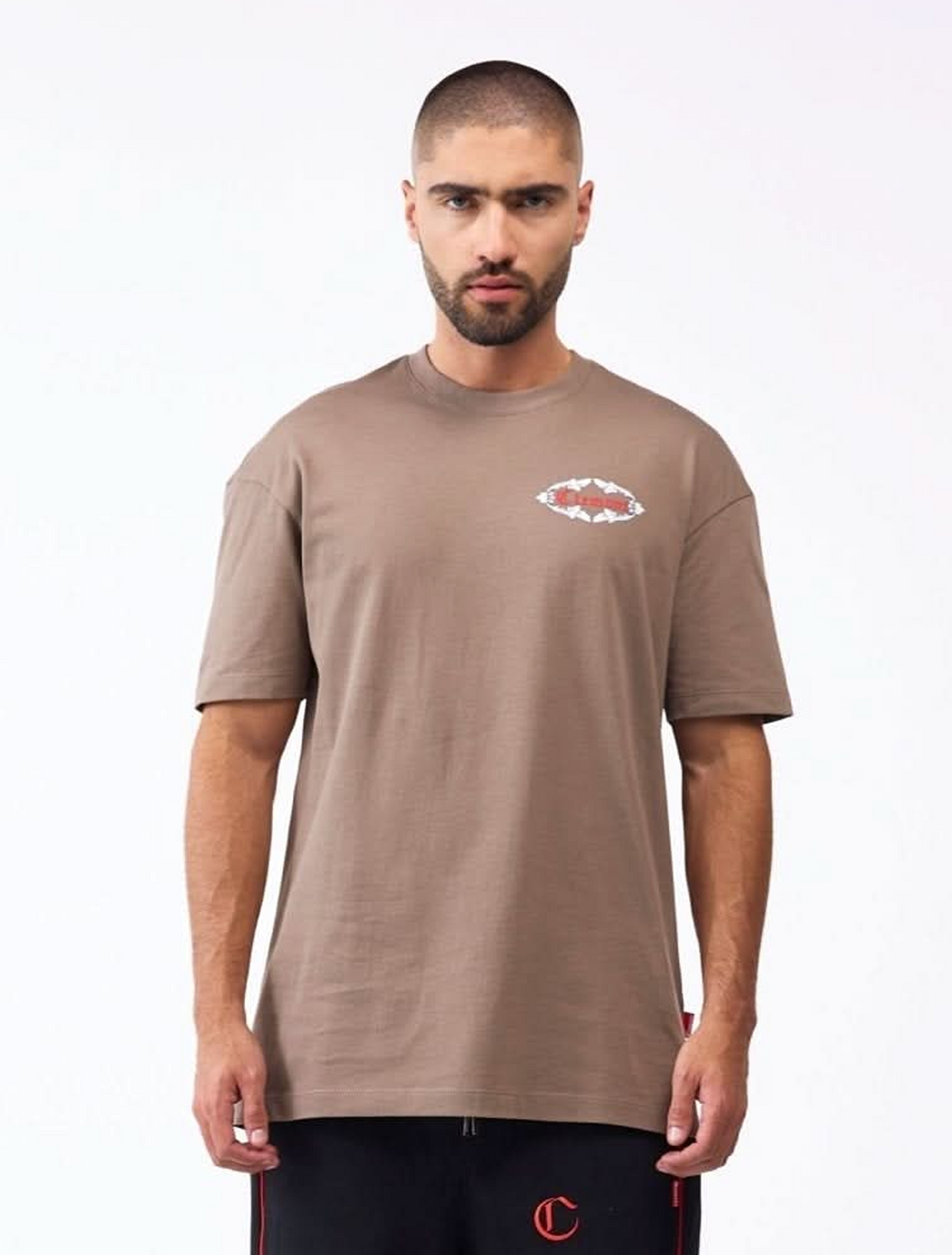 LIBERTÁ TAUPE CLEMONT MEN'S T-SHIRT