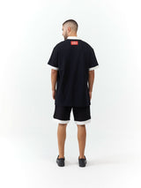 POLO SHIRT MEN RETICOLO BLACK CLEMONT - CLEMONT.CO S.A.S.