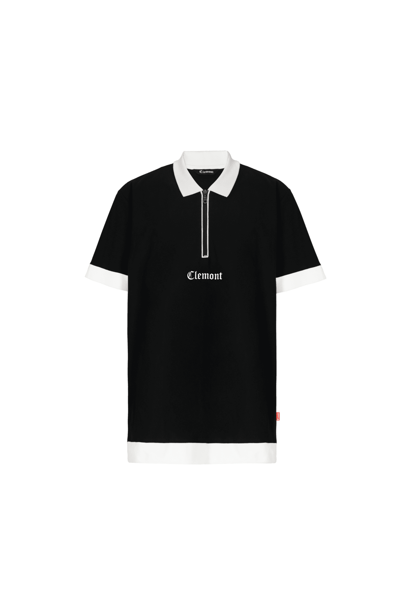 POLO SHIRT MEN RETICOLO BLACK CLEMONT - CLEMONT.CO S.A.S.