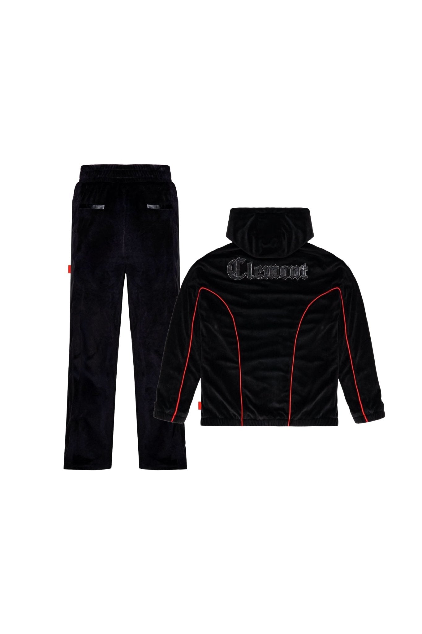 SET RADUNARE/RESPIRO NEGRO ROJO CLEMONT - Clemont Oficial