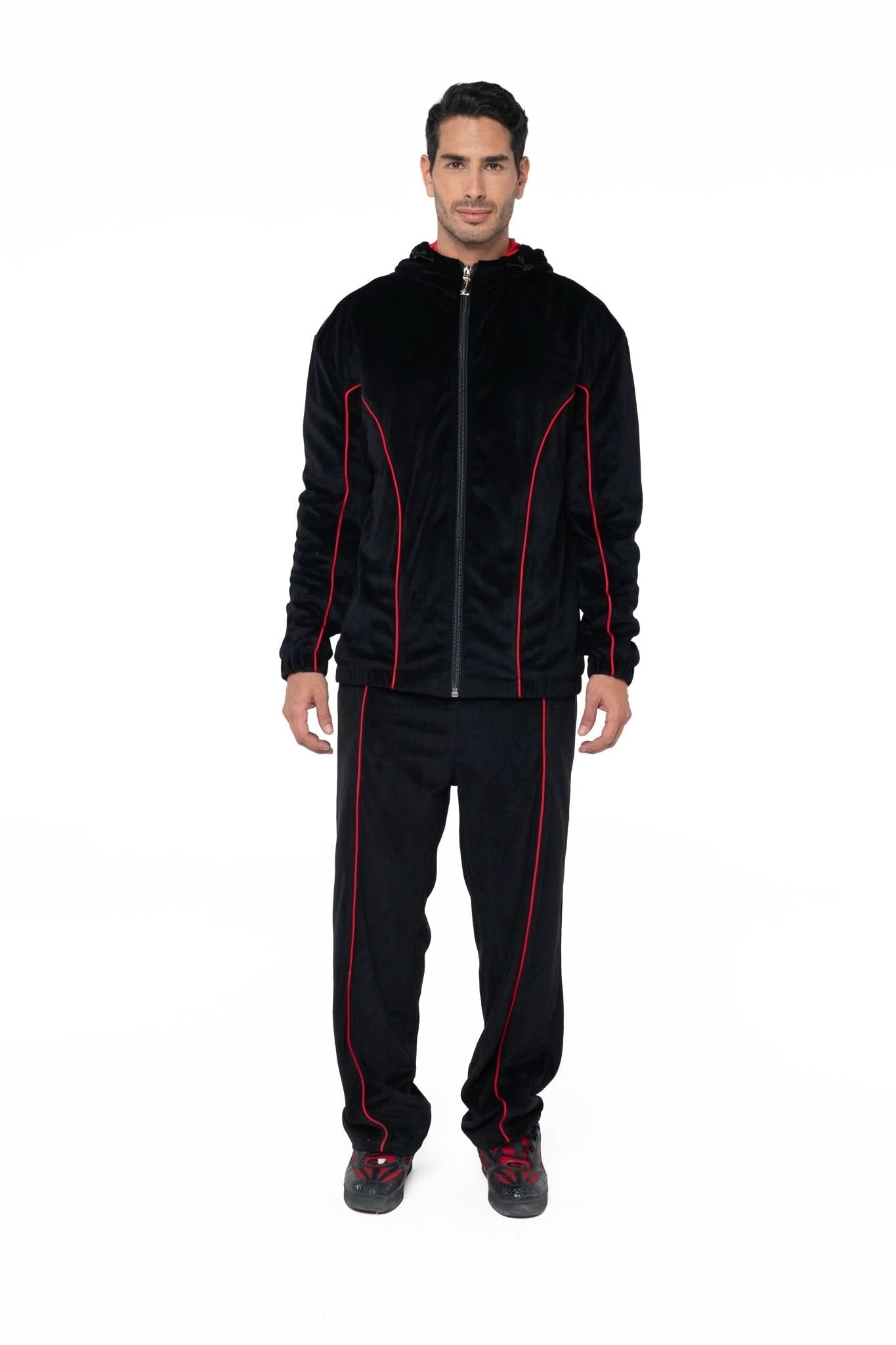 SET RADUNARE/RESPIRO NEGRO ROJO CLEMONT - Clemont Oficial