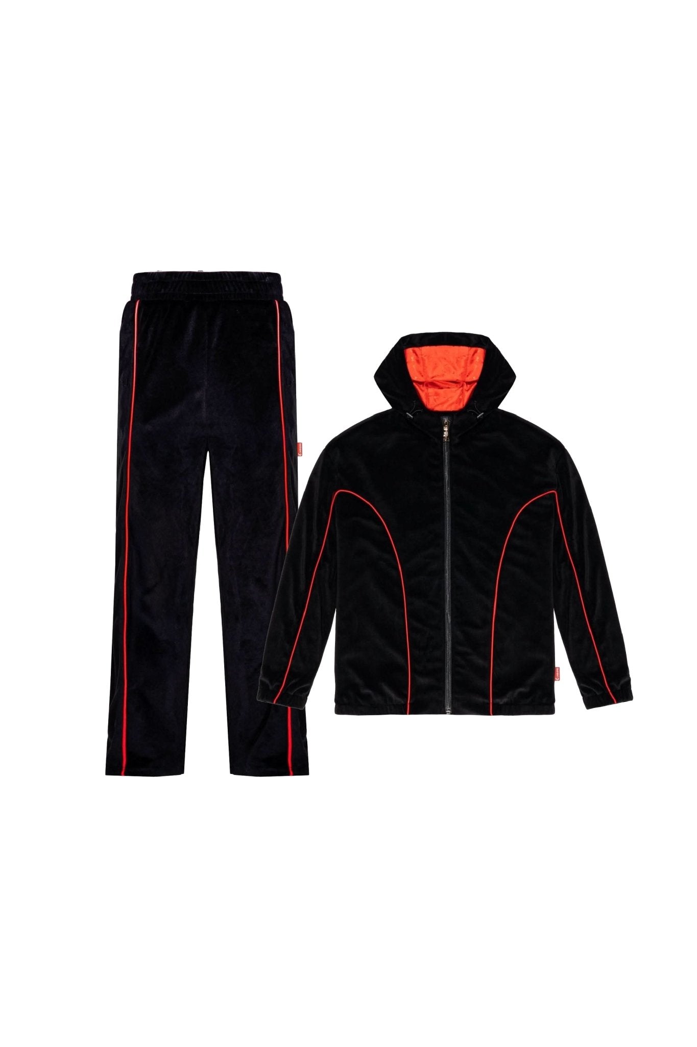SET RADUNARE/RESPIRO NEGRO ROJO CLEMONT - Clemont Oficial