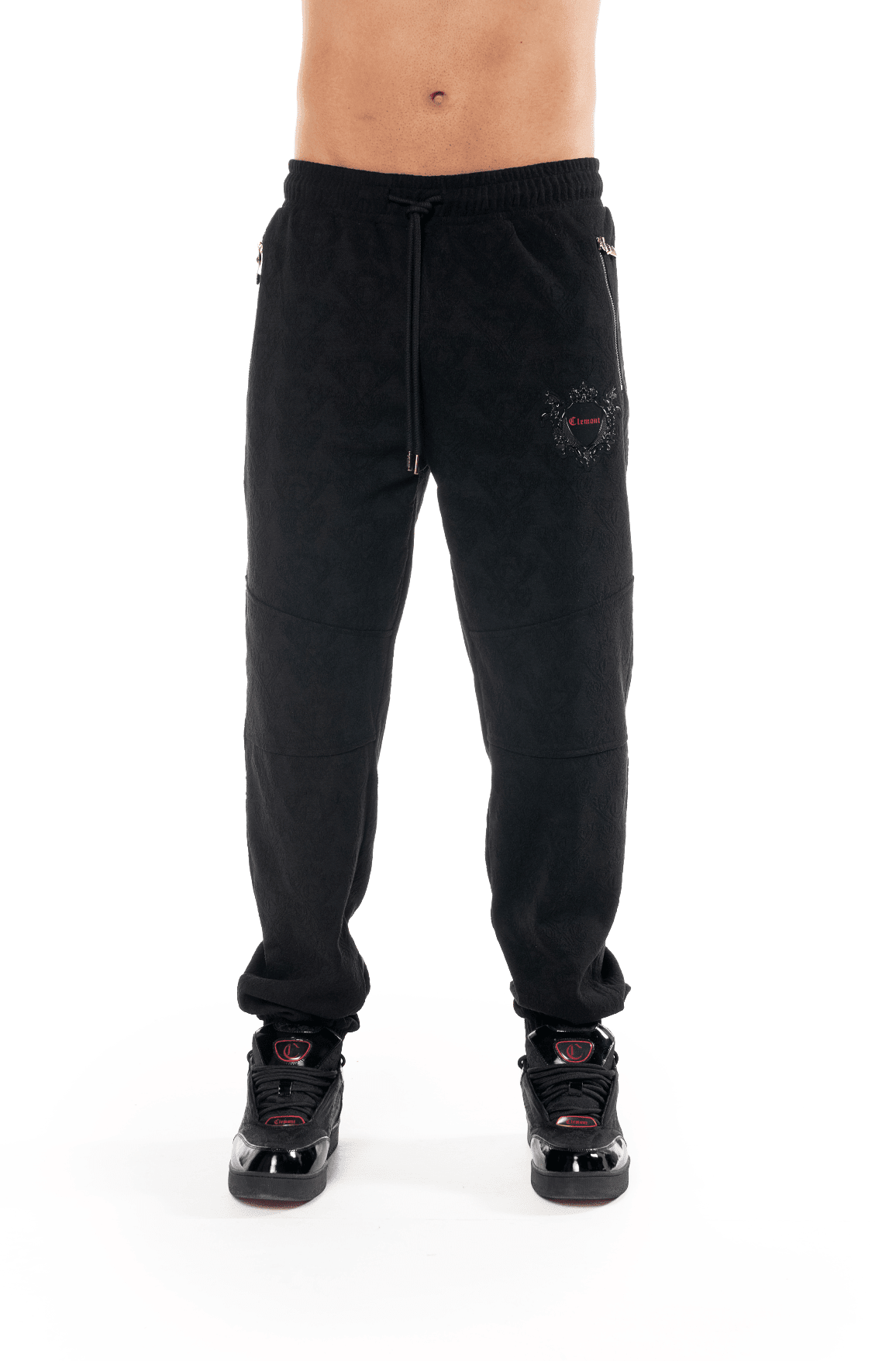 SUDADERA ALBA NEGRO MASCULINO CLEMONT - Clemont Oficial