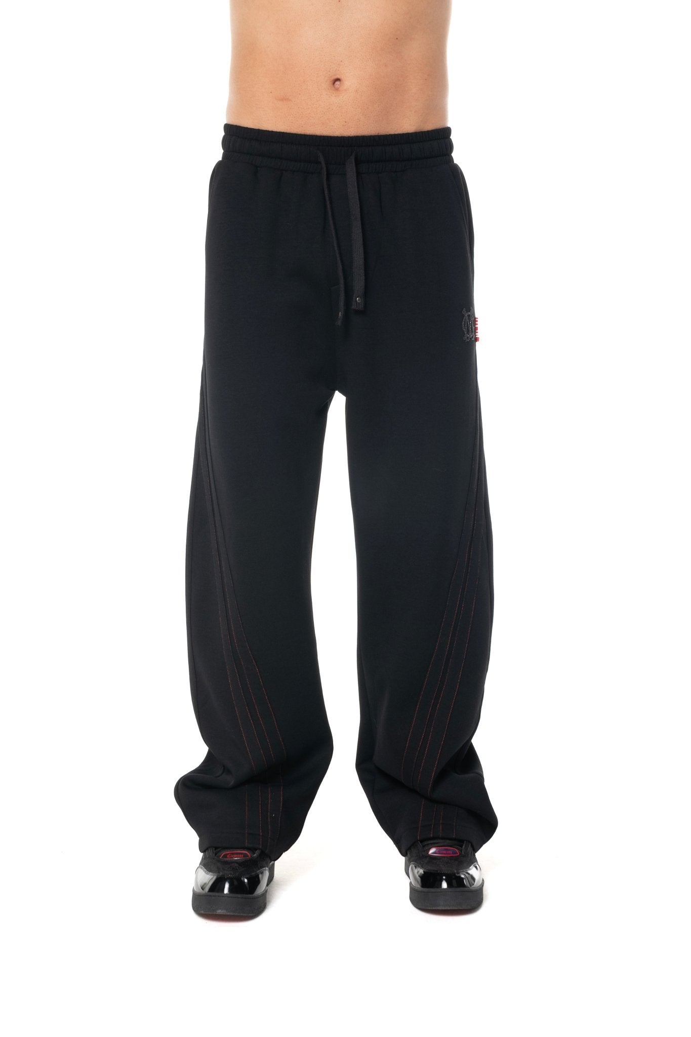 SUDADERA MASCULINA RICAMO NEGRO CLEMONT - Clemont Oficial