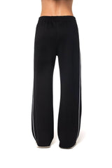 SUDADERA MUJER SENTIERO NEGRO/CREMA CLEMONT - Clemont Oficial