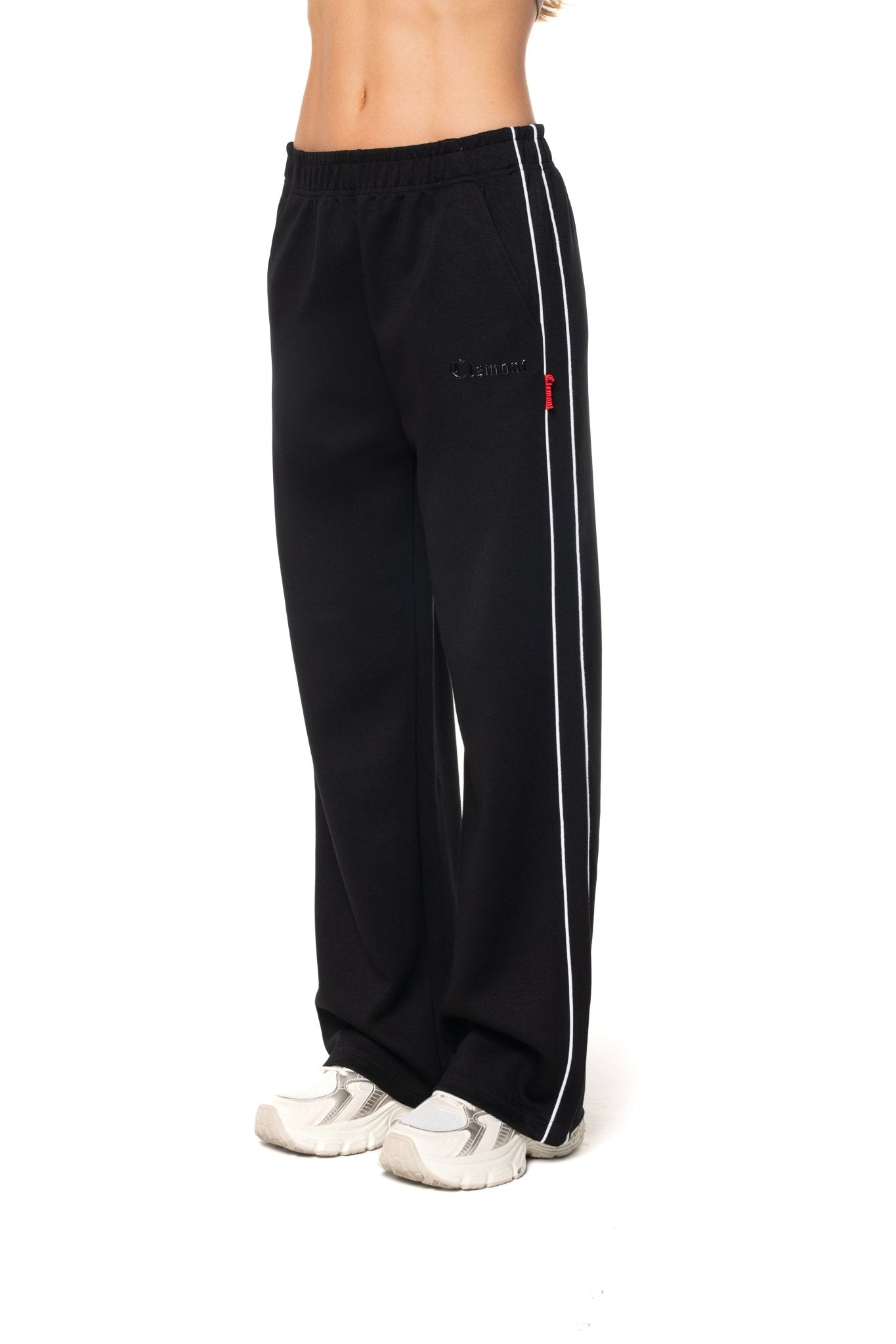 SUDADERA MUJER SENTIERO NEGRO/CREMA CLEMONT - Clemont Oficial