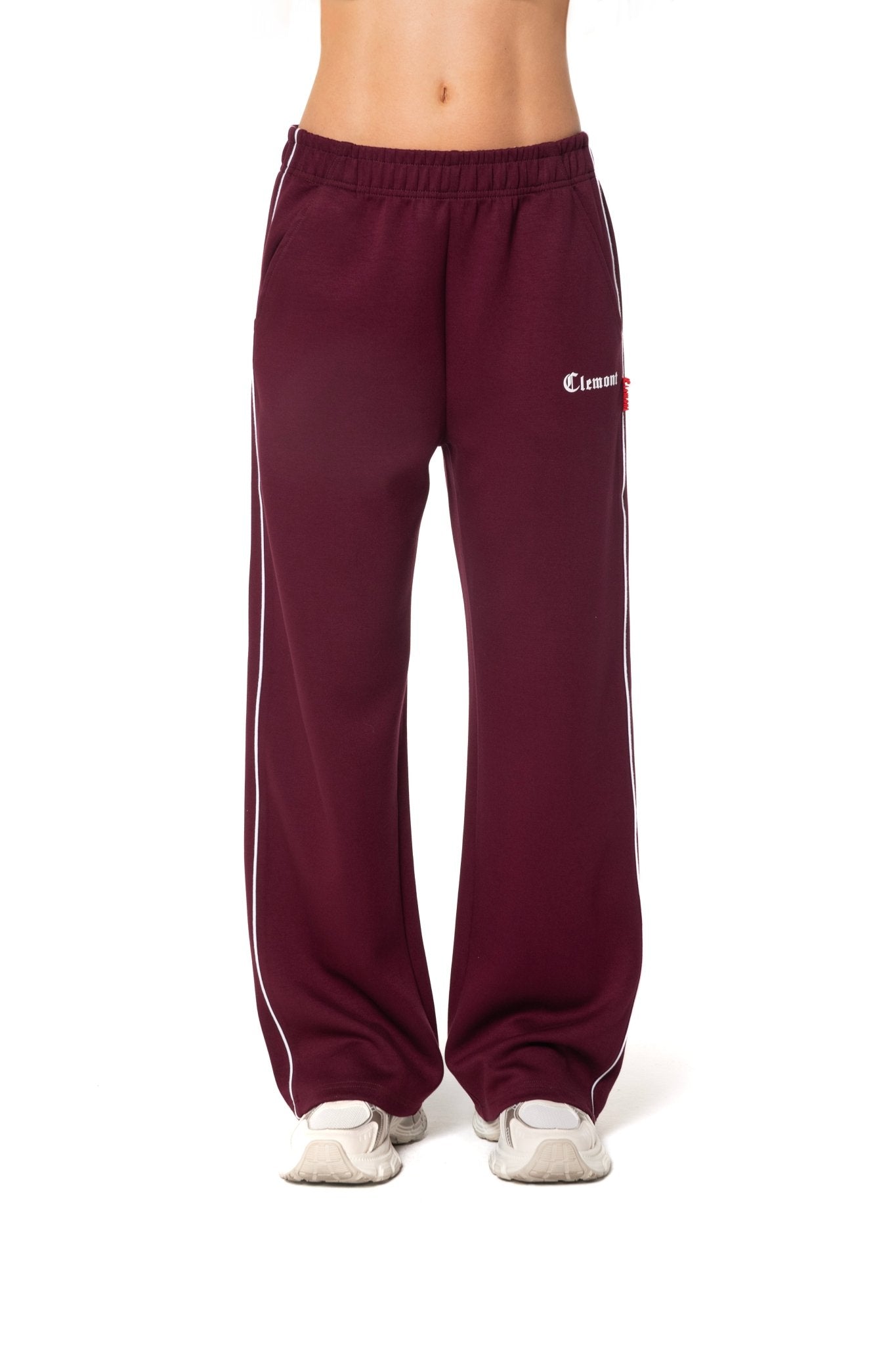 SUDADERA MUJER SENTIERO VINOTINTO/CREMA CLEMONT - Clemont Oficial