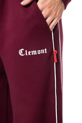 SUDADERA MUJER SENTIERO VINOTINTO/CREMA CLEMONT - Clemont Oficial