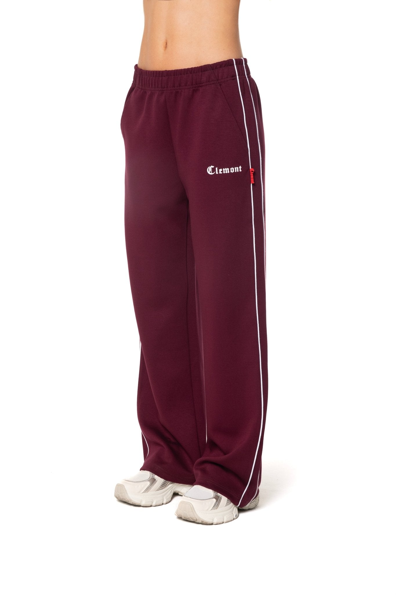 SUDADERA MUJER SENTIERO VINOTINTO/CREMA CLEMONT - Clemont Oficial