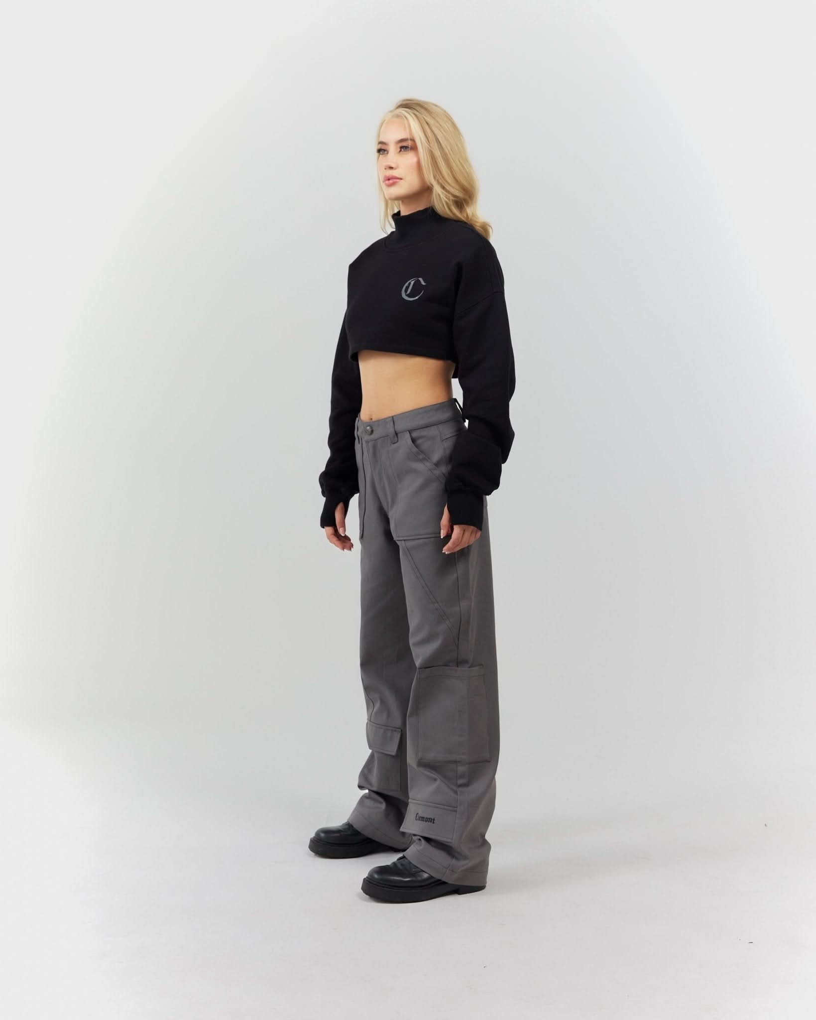 SUÉTER CROP DOLCE NEGRO CLEMONT - CLEMONT.CO S.A.S.