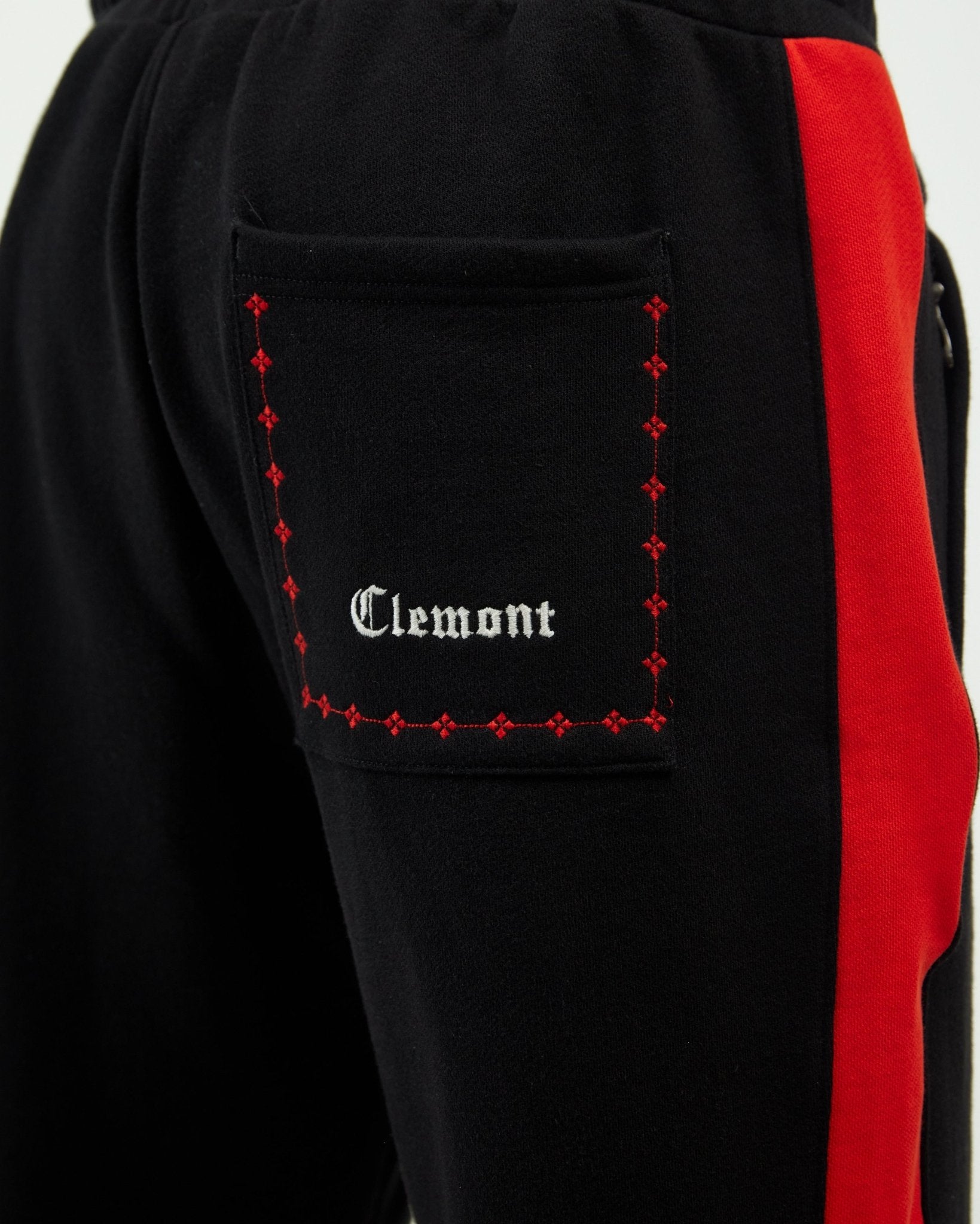 SWEAT PANTS MEN RISPLENDERE BLACK CLEMONT - CLEMONT.CO S.A.S.