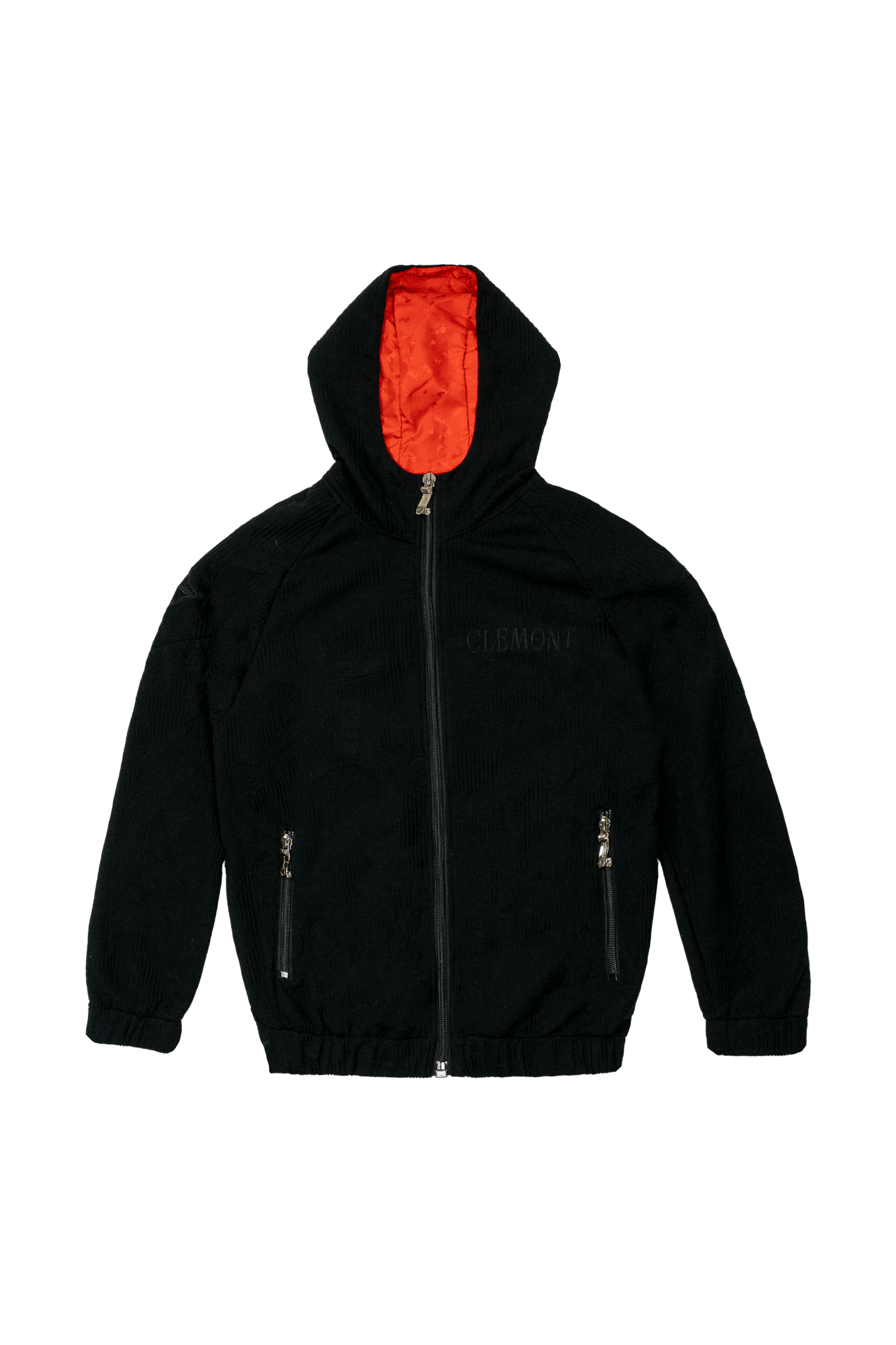 SWEATER LINAGGIO NEGRO/ROJO CLEMONT - Clemont Oficial