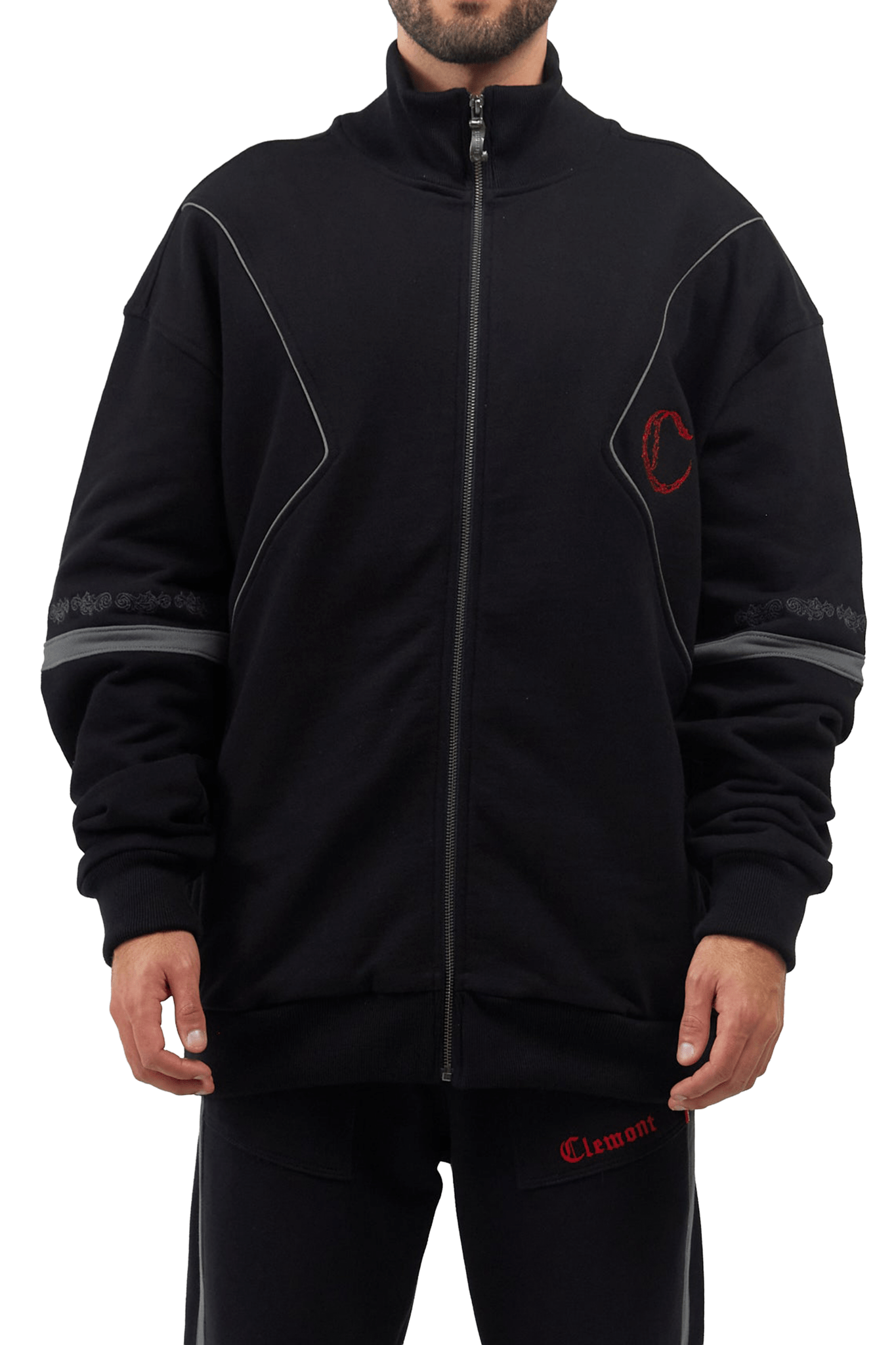 SWEATER MEN SOGNO BLACK/GREY CLEMONT - CLEMONT.CO S.A.S.