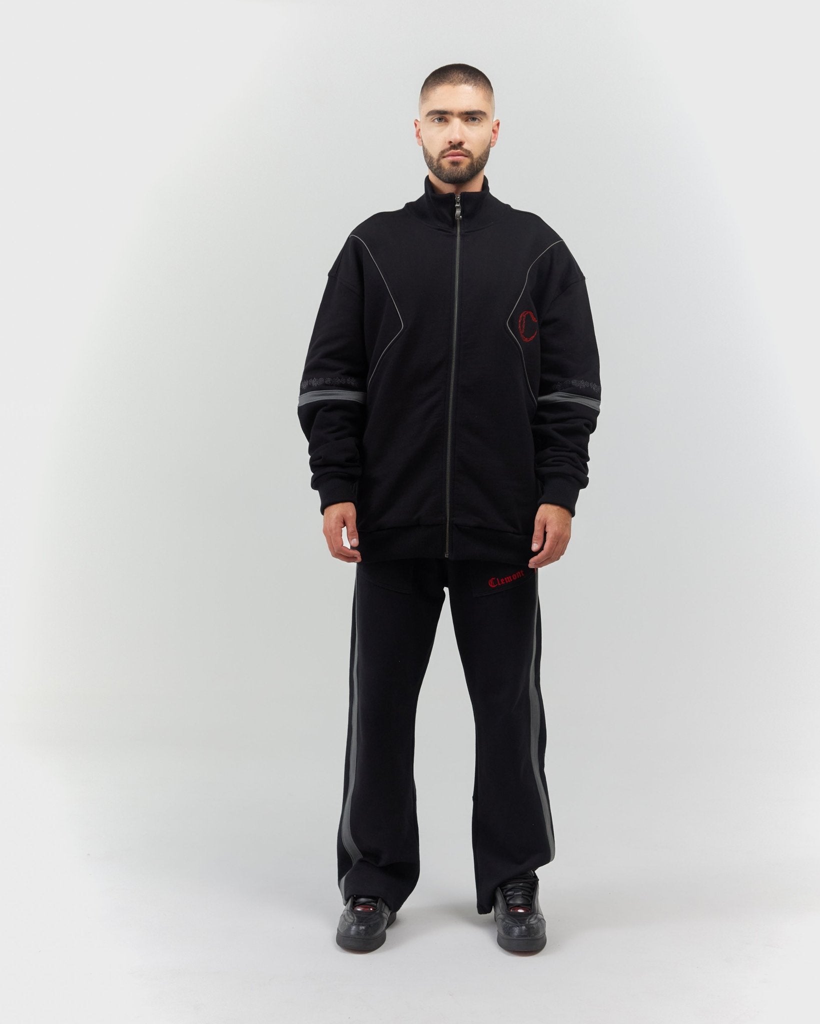 SWEATER MEN SOGNO BLACK/GREY CLEMONT - CLEMONT.CO S.A.S.