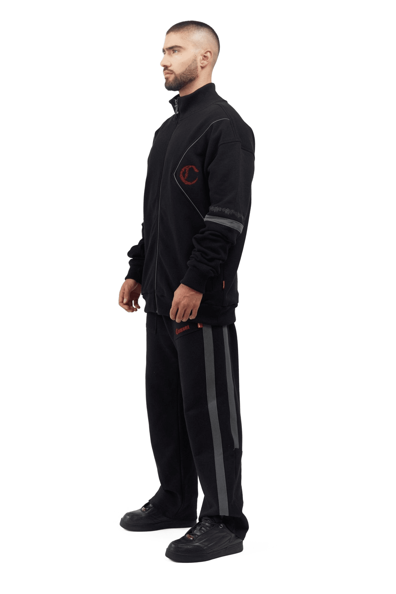 SWEATER MEN SOGNO BLACK/GREY CLEMONT - CLEMONT.CO S.A.S.