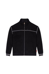 SWEATER MOCK NECK MASCULINO TRACCIA NEGRO/CREMA CLEMONT - Clemont Oficial