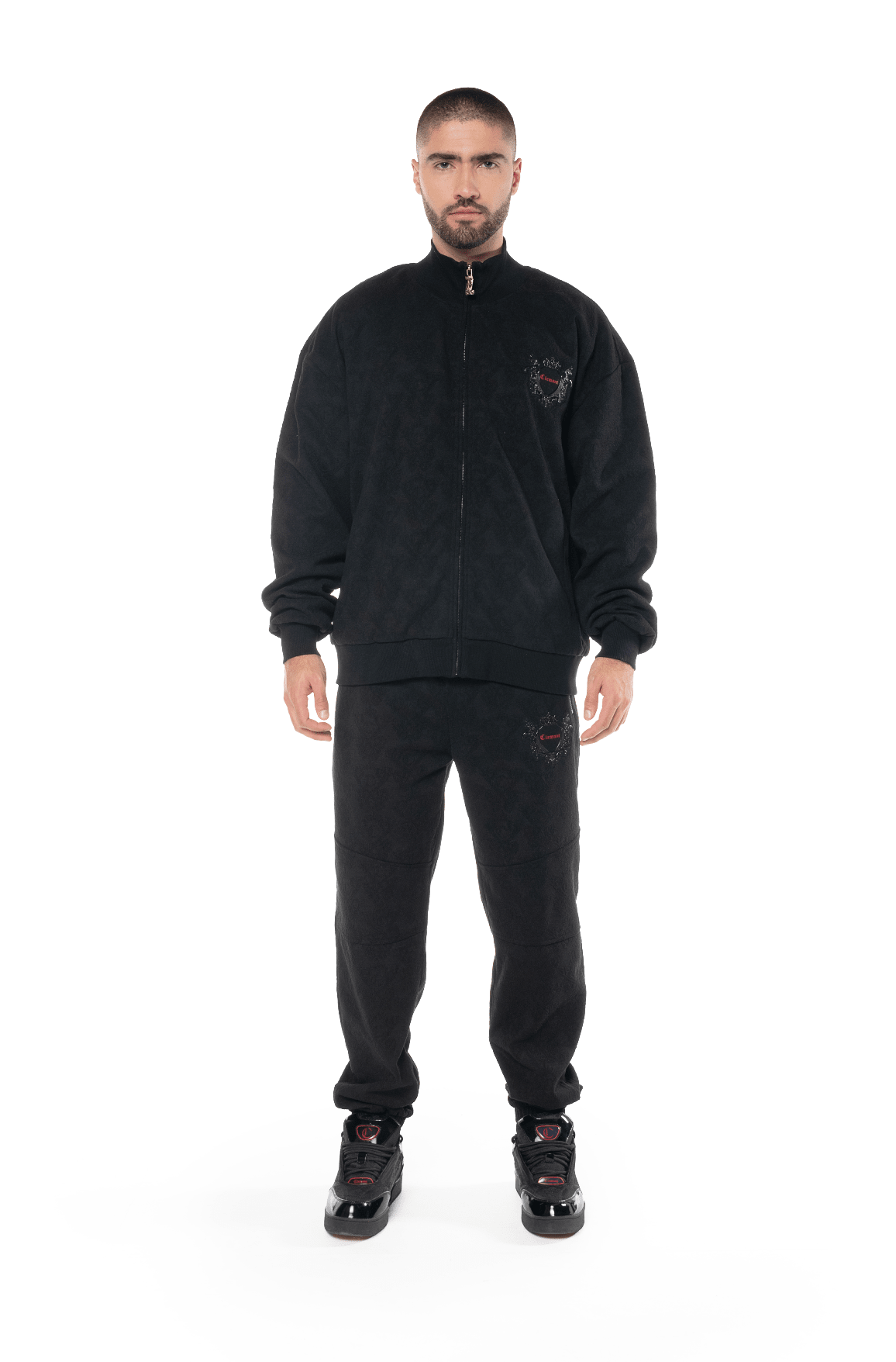 SWEATER MONC NECK MASCULINO SPIRGIURO NEGRO CLEMONT - Clemont Oficial