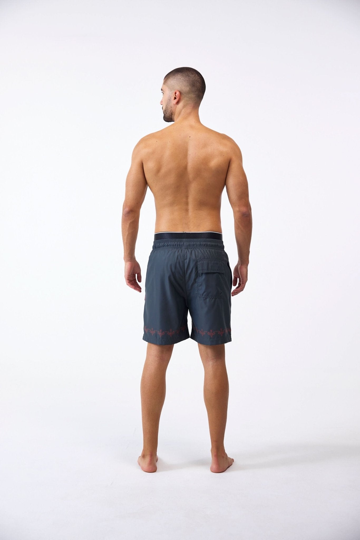 SWIMSHORT MASCULINO SPIRAGLIO NEGRO CLEMONT - Clemont Oficial