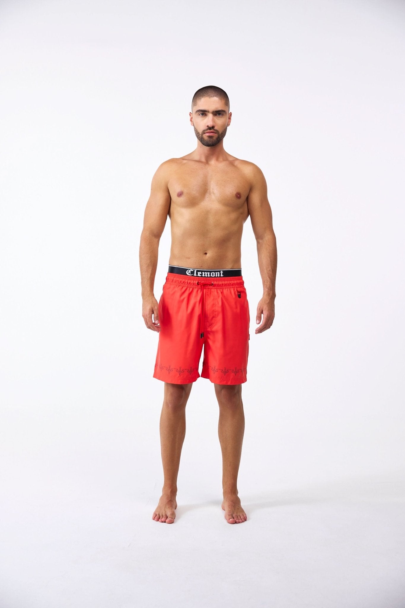 SWIMSHORT MASCULINO SPIRAGLIO ROJO CLEMONT - Clemont Oficial