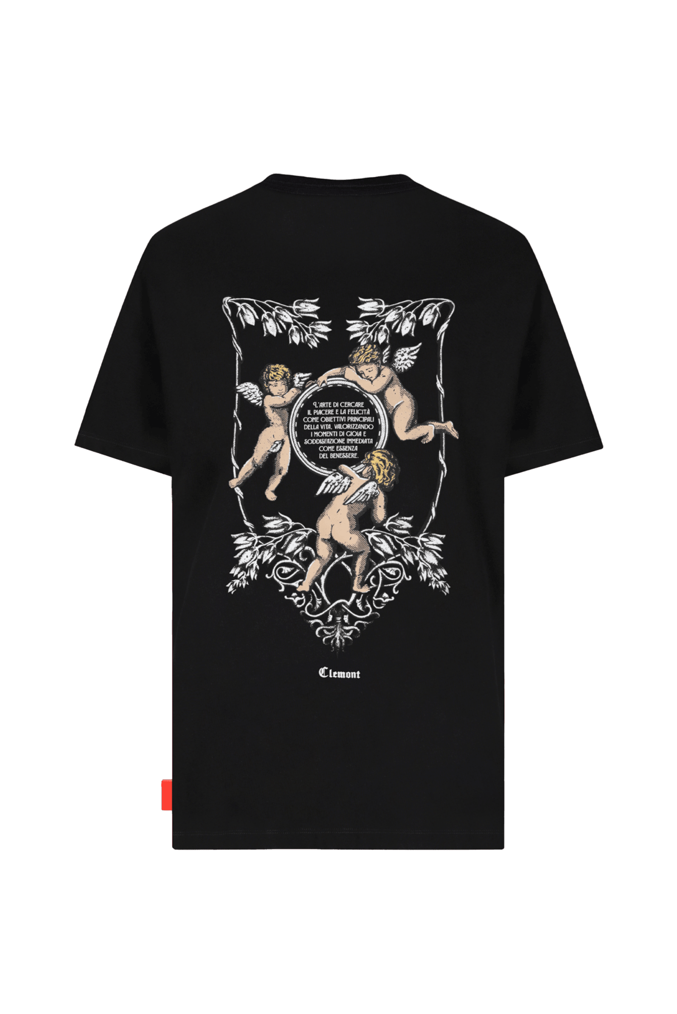 T - SHIRT MEN ARDORE BLACK CLEMONT - CLEMONT.CO S.A.S.