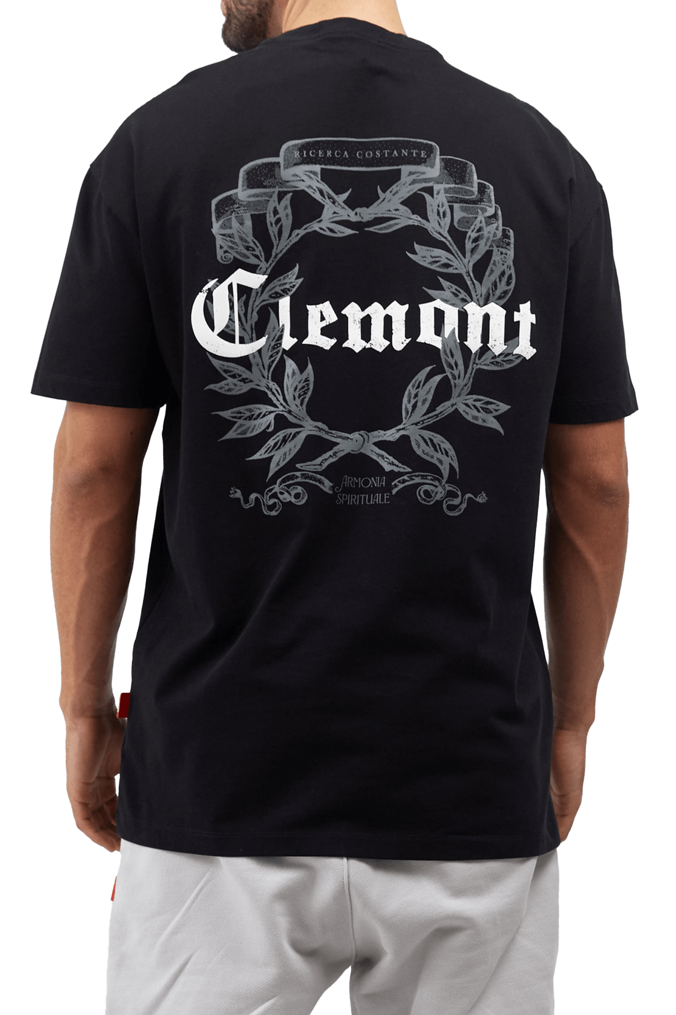T - SHIRT MEN ESTREMO BLACK CLEMONT - Clemont Oficial