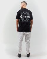 T - SHIRT MEN ESTREMO BLACK CLEMONT - Clemont Oficial