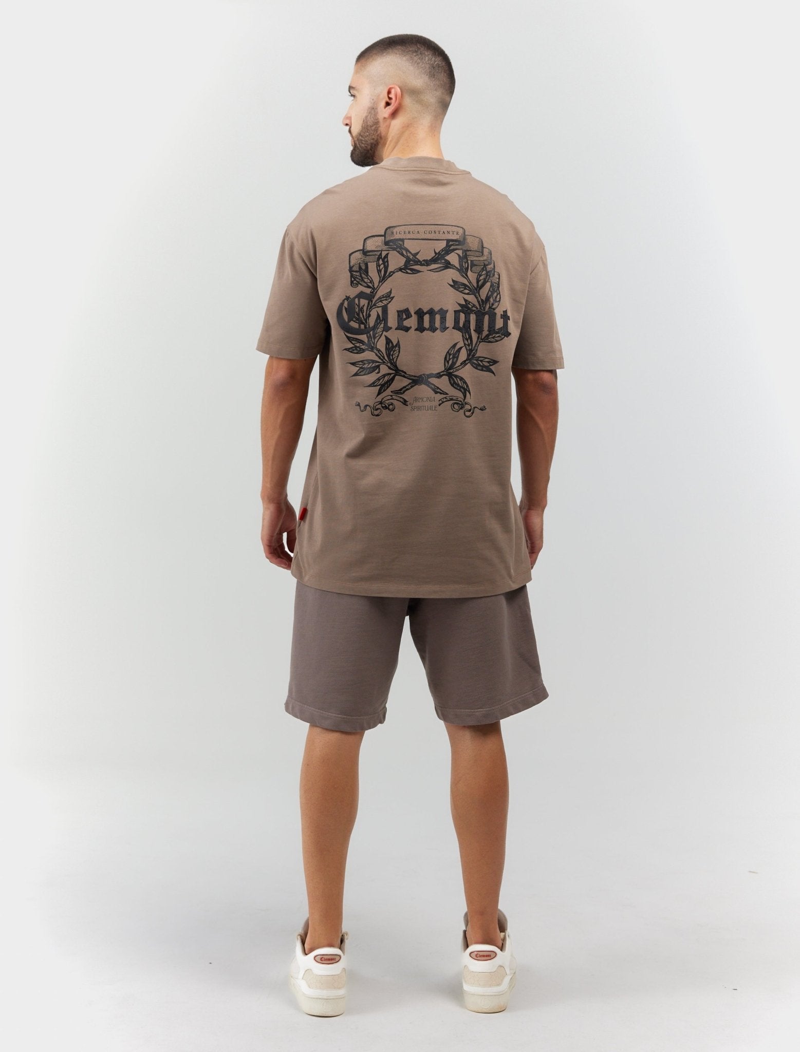 T - SHIRT MEN ESTREMO TAUPE CLEMONT - CLEMONT.CO S.A.S.