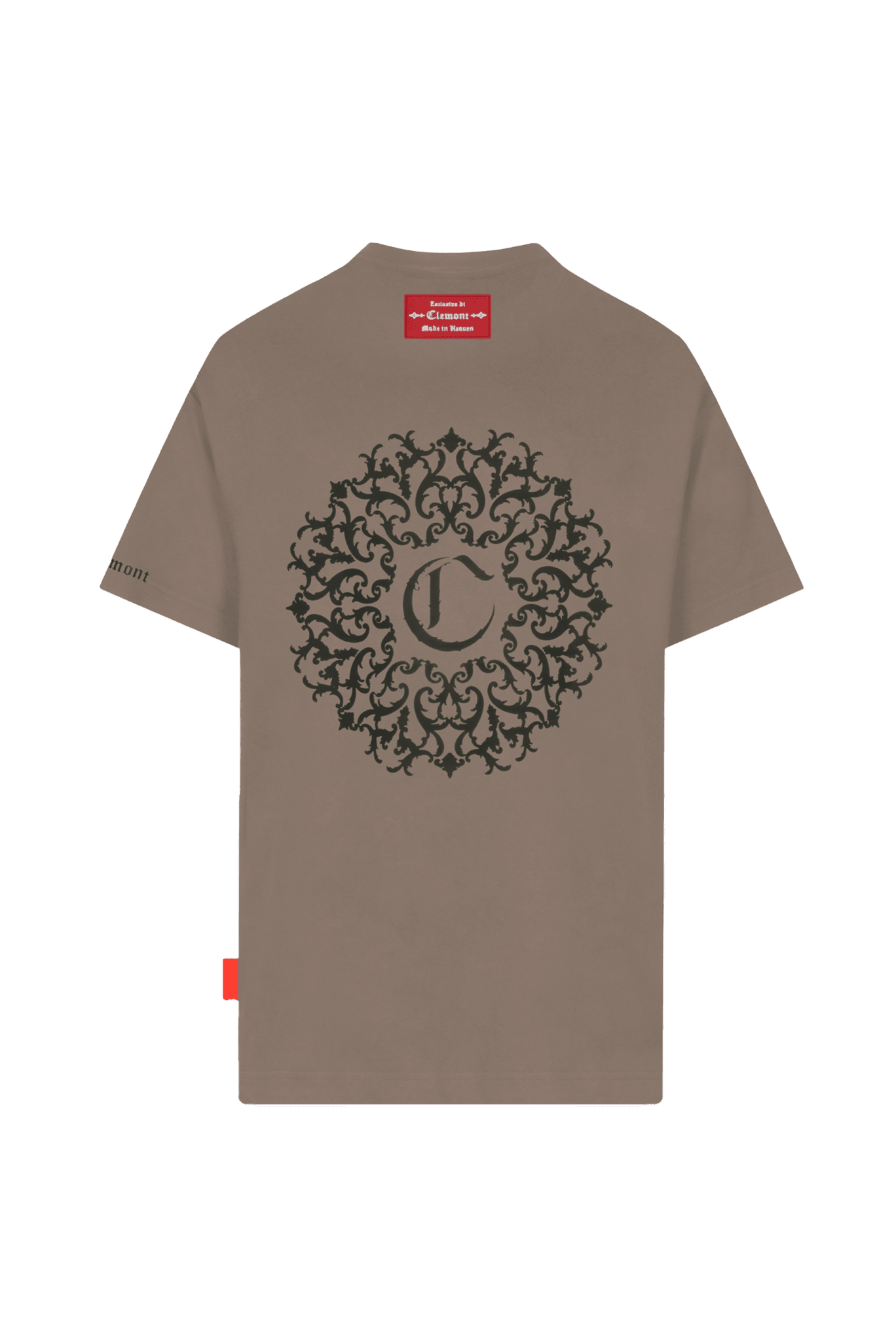 T - SHIRT MEN OVERSIZED ABBONDANZA TAUPE CLEMONT - CLEMONT.CO S.A.S.