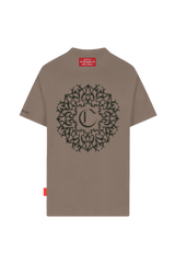 T - SHIRT MEN OVERSIZED ABBONDANZA TAUPE CLEMONT - CLEMONT.CO S.A.S.